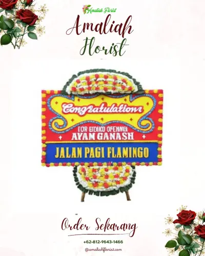 Bunga Papan Congratulation di Istana Kawaluyaan Bandung